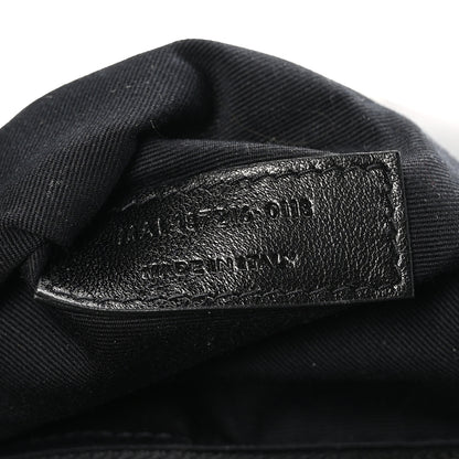 Saint Laurent Calfskin Y Quilted Monogram Medium Loulou Chain Satchel Black 7 of 12