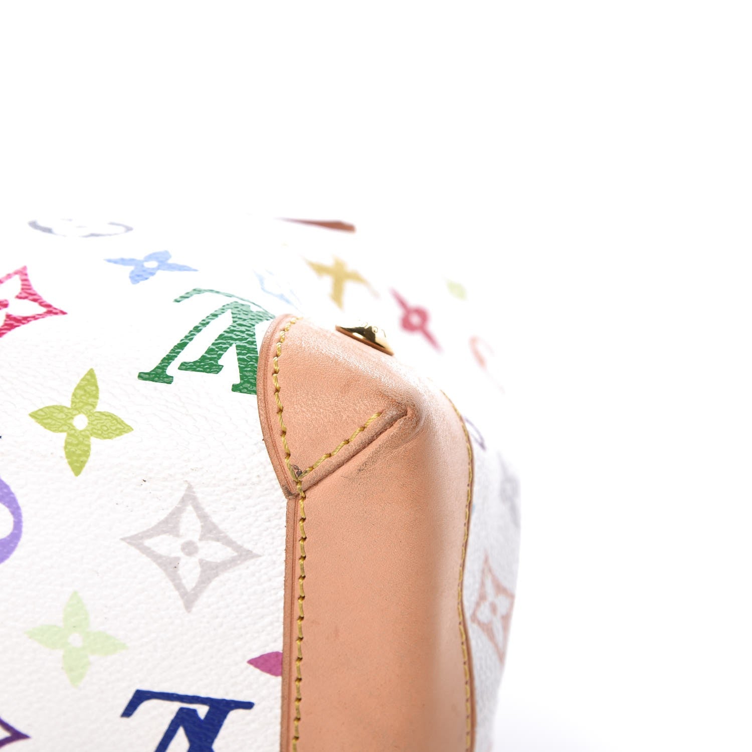 Louis Vuitton Monogram Multicolor Audra White 10 of 11