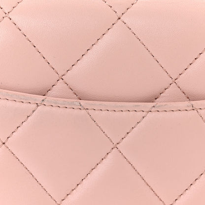 Chanel Lambskin Quilted Small Trendy Chain CC Flap Dual Handle Bag Light Pink 12 of 13