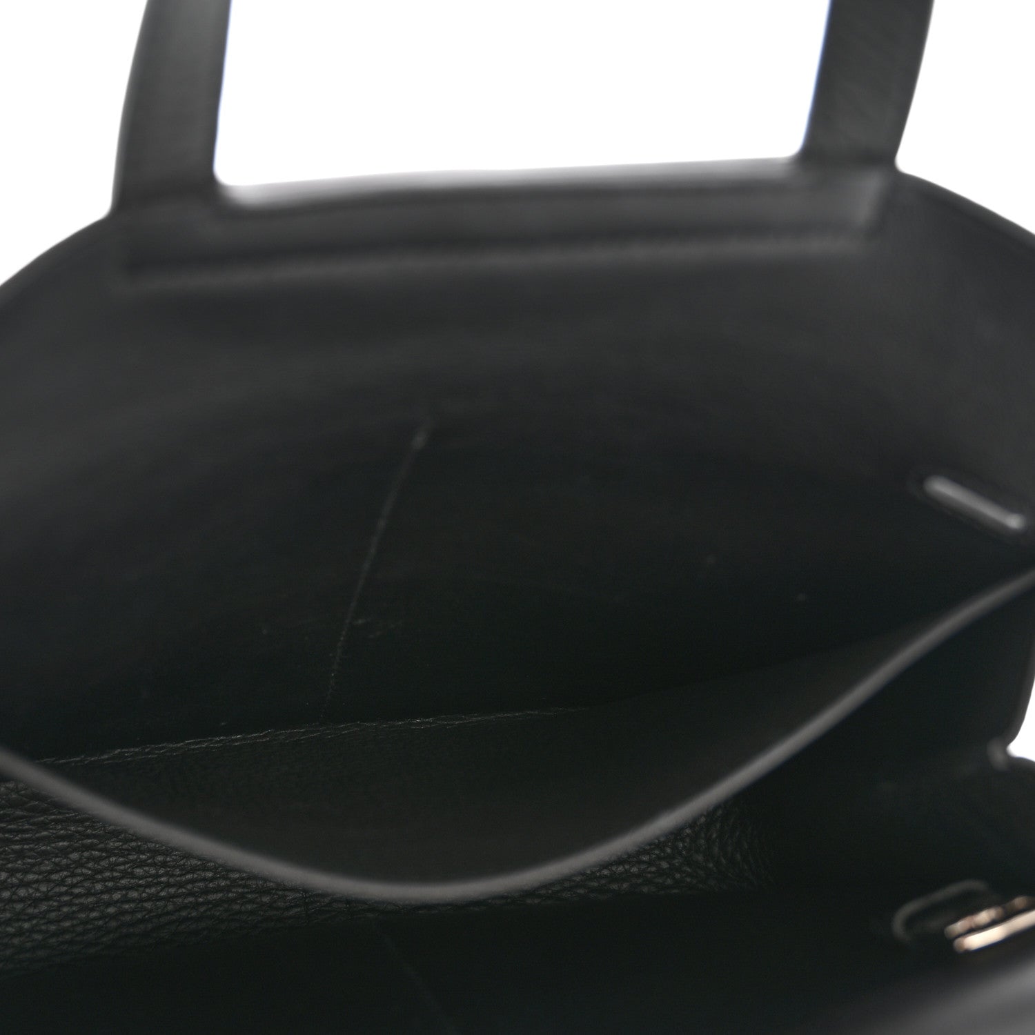 Hermes Taurillon Clemence Halzan 25 Black 5 of 13