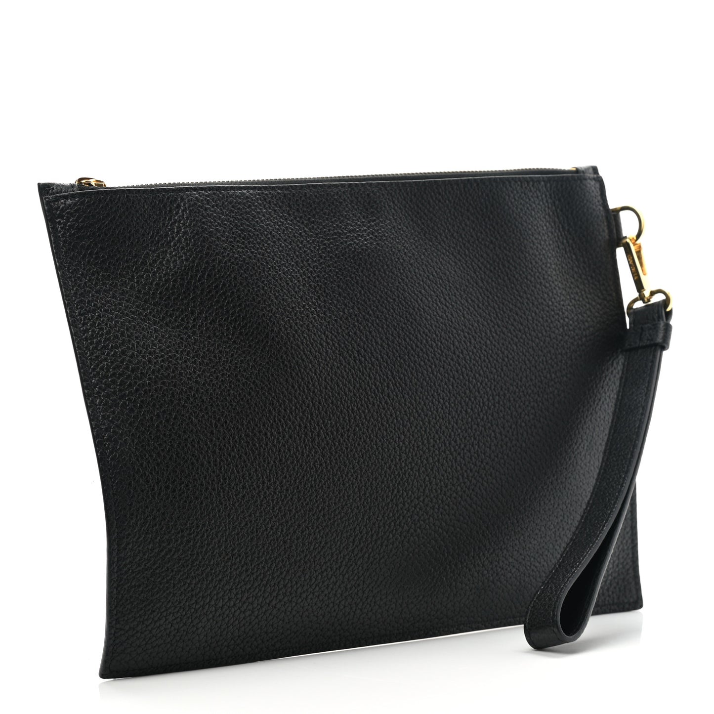 Grained Calfskin La Medusa Pouch Black