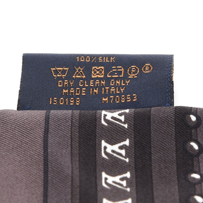 Louis Vuitton Silk Monogram LV World Bandeau Brown 3 of 4