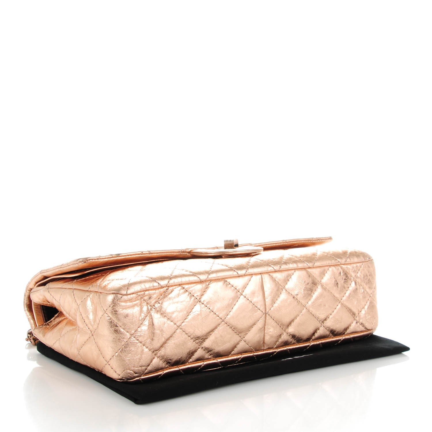 Chanel Metallic Aged Calfskin Quilted 2.55 Reissue 226 Flap Light Pink 4 of 8