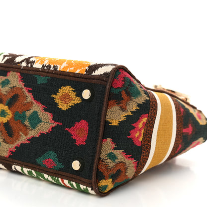 Christian Dior Canvas Embroidered Paisley Medium Lady D-Lite Multicolor 10 of 10
