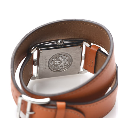 Hermes Stainless Steel Swift 29mm Cape Cod Double Tour Quartz Watch Orange 5 of 6