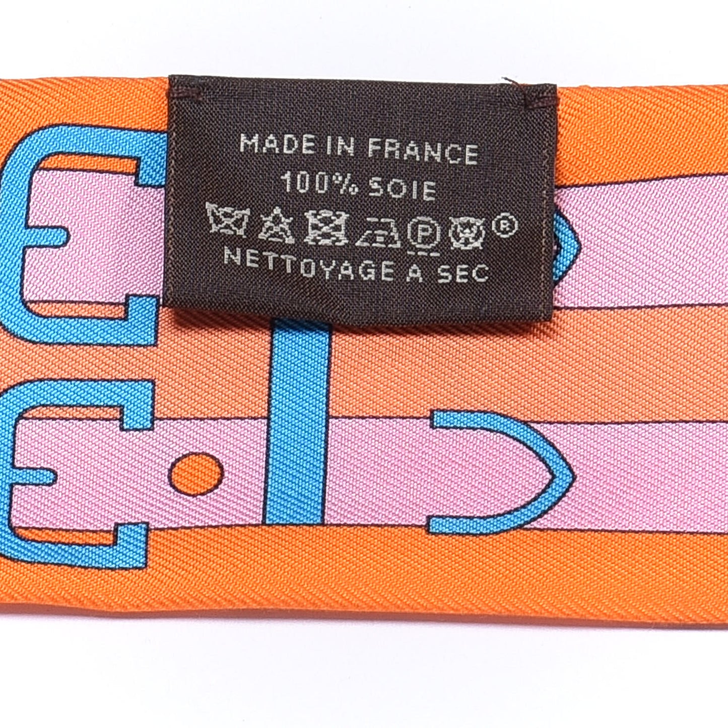 Silk Rocabar Twilly Orange Bleu Ciel