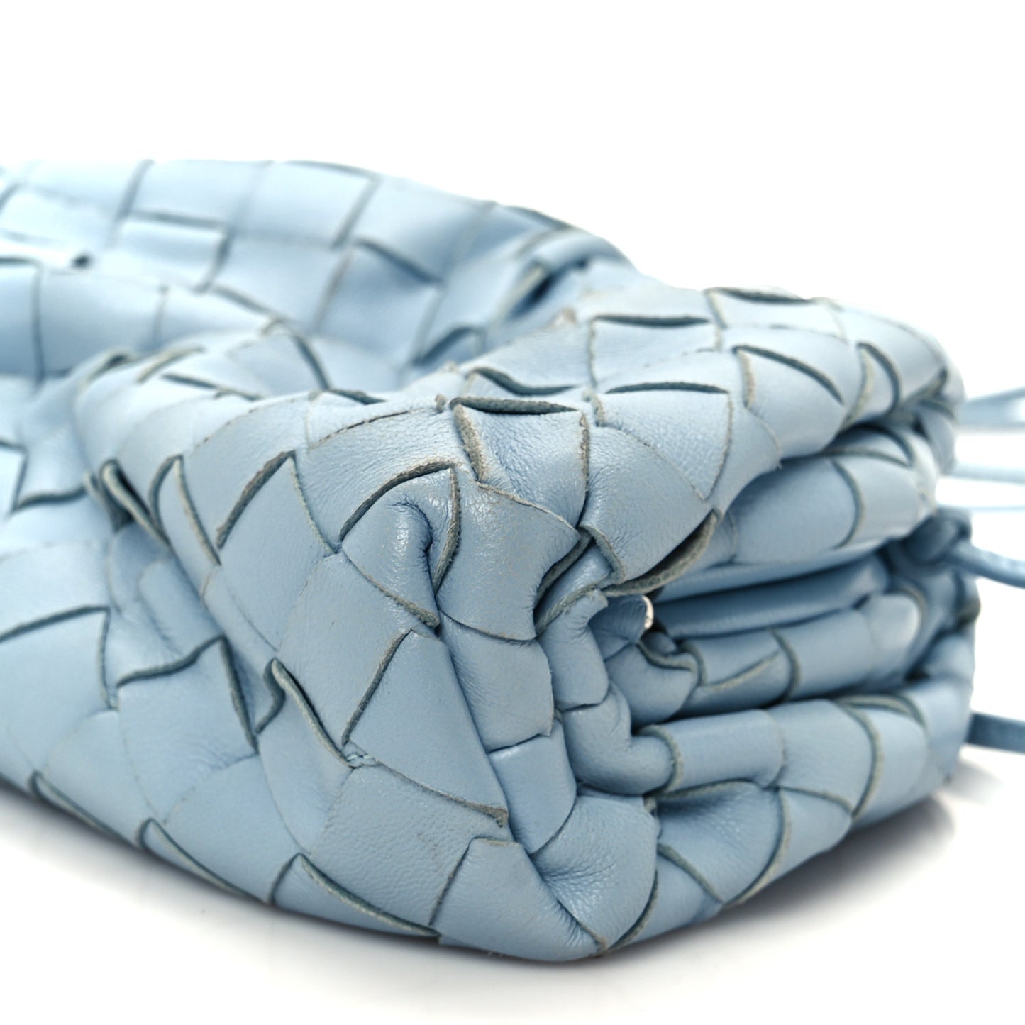 Nappa Intrecciato The Mini Pouch Ice