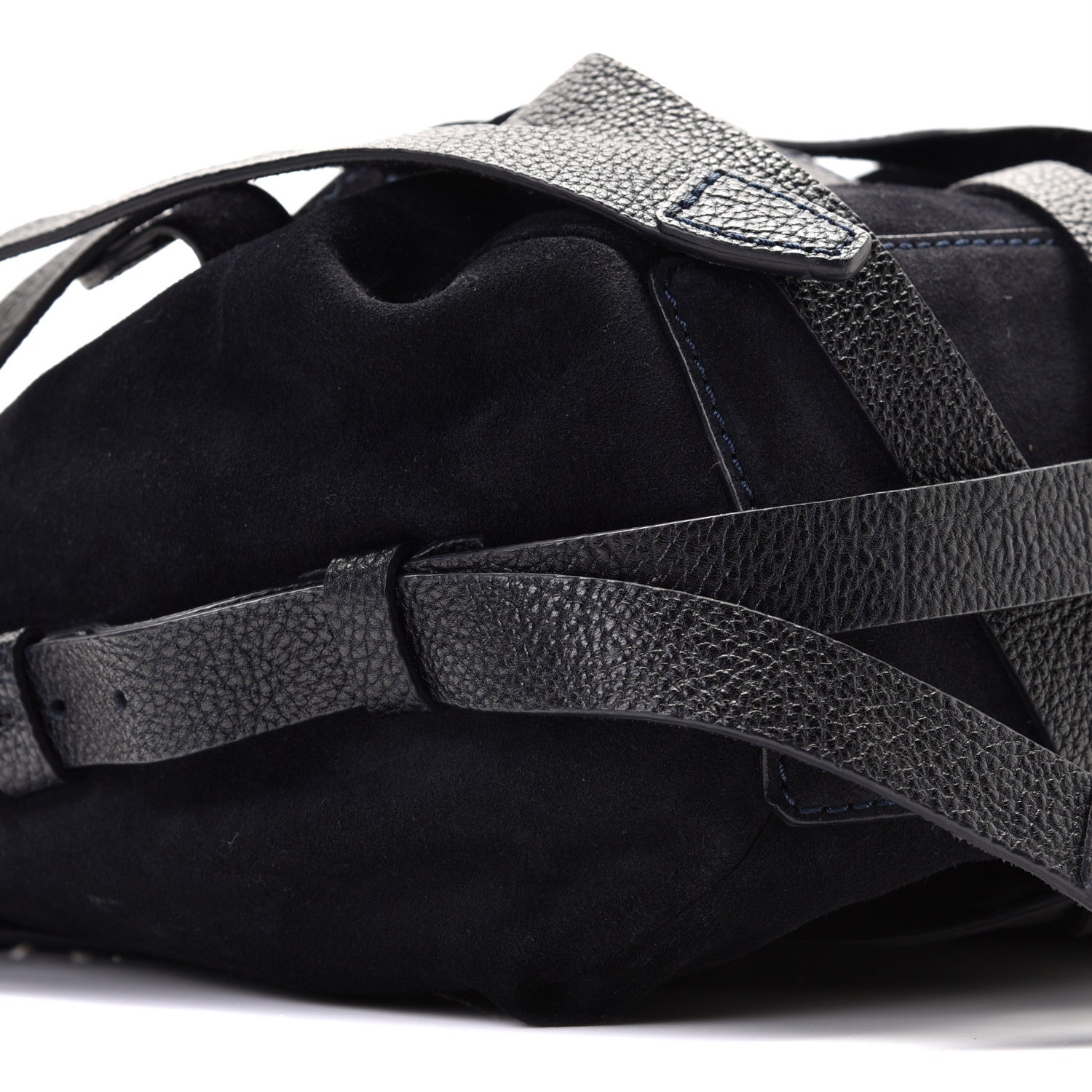 Alexander Wang Suede Kirsten Satchel Navy 10 of 10