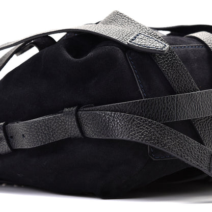 Alexander Wang Suede Kirsten Satchel Navy 10 of 10