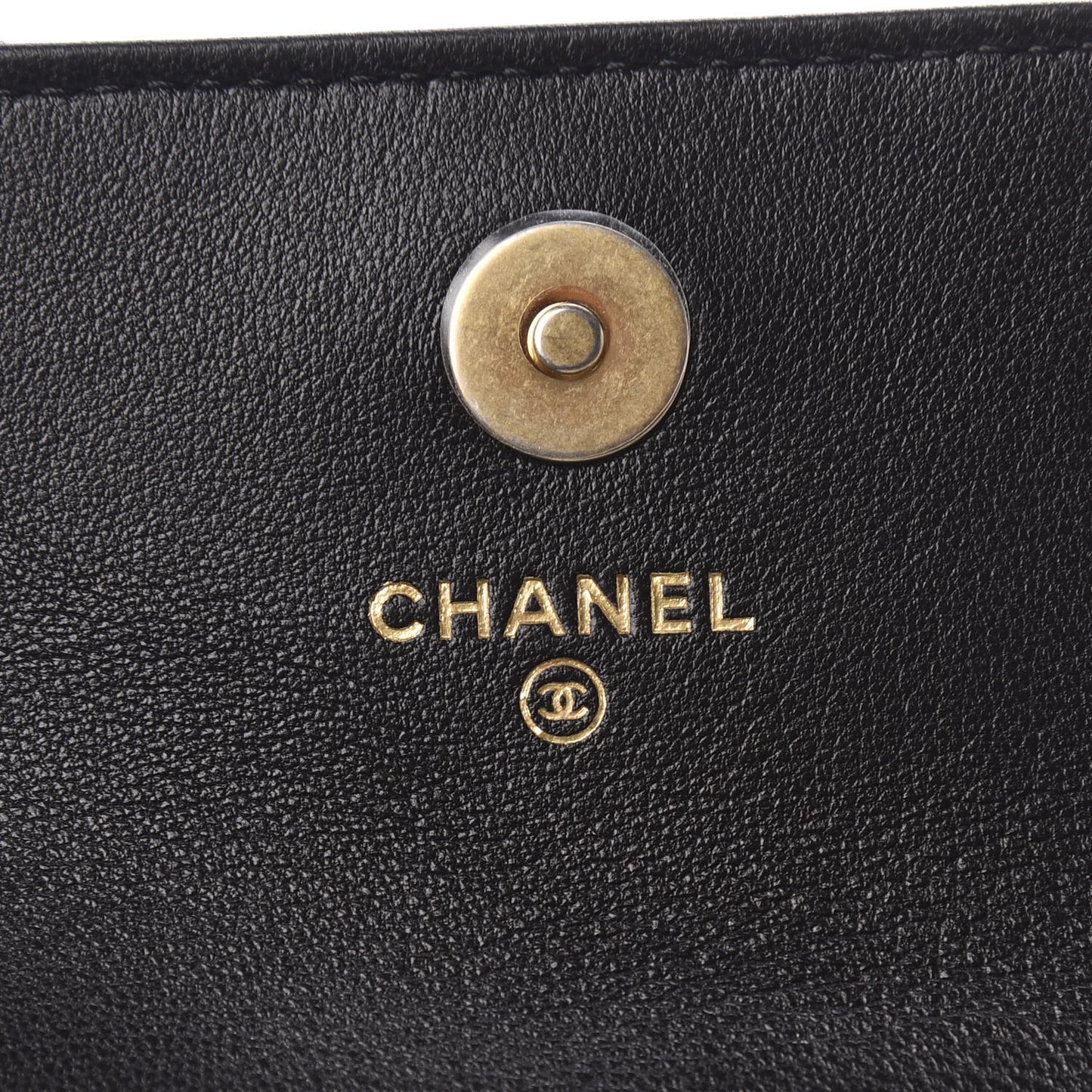 Lambskin Quilted Pearl Crush Clutch With Chain Black