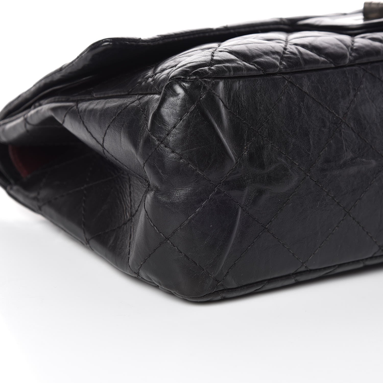 Chanel Aged Calfskin Quilted 2.55 Reissue 227 Flap Black 13 of 15