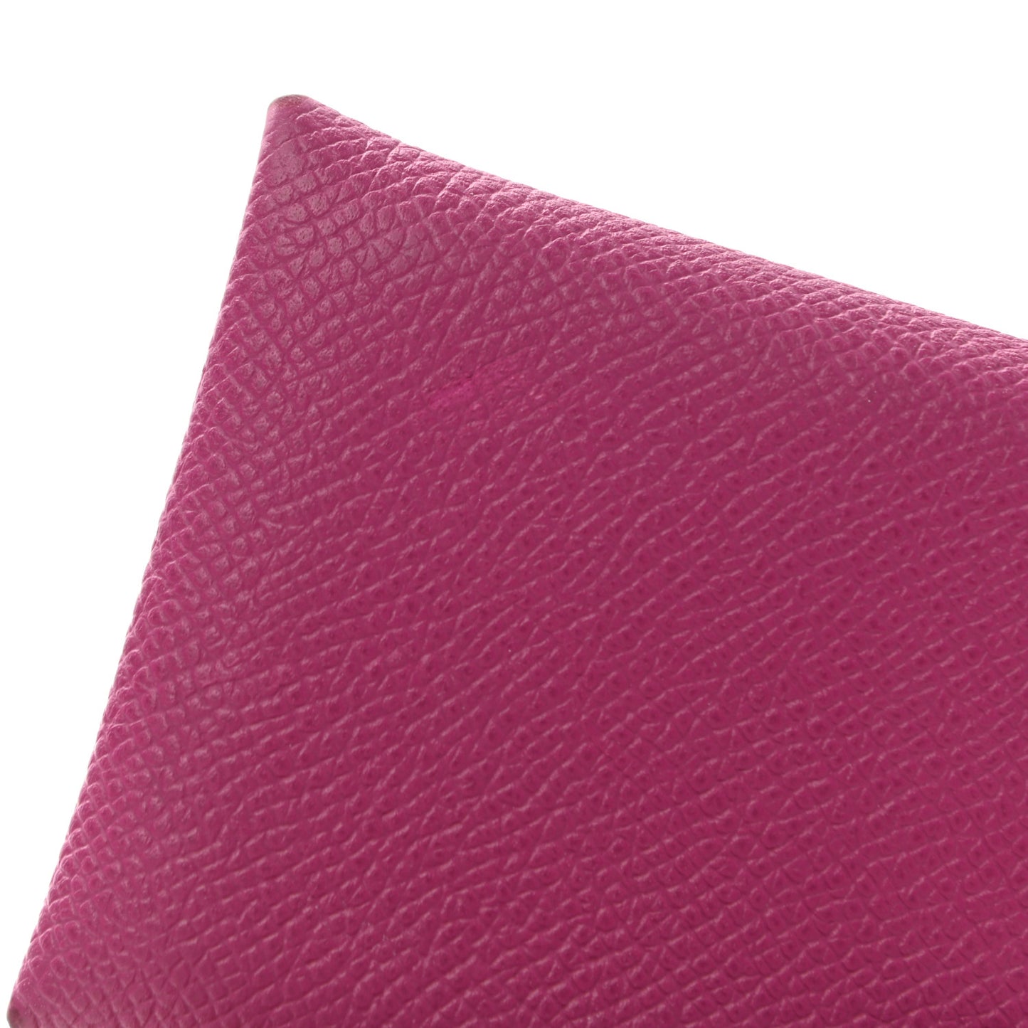 Epsom Calvi Card Case Rose Pourpre