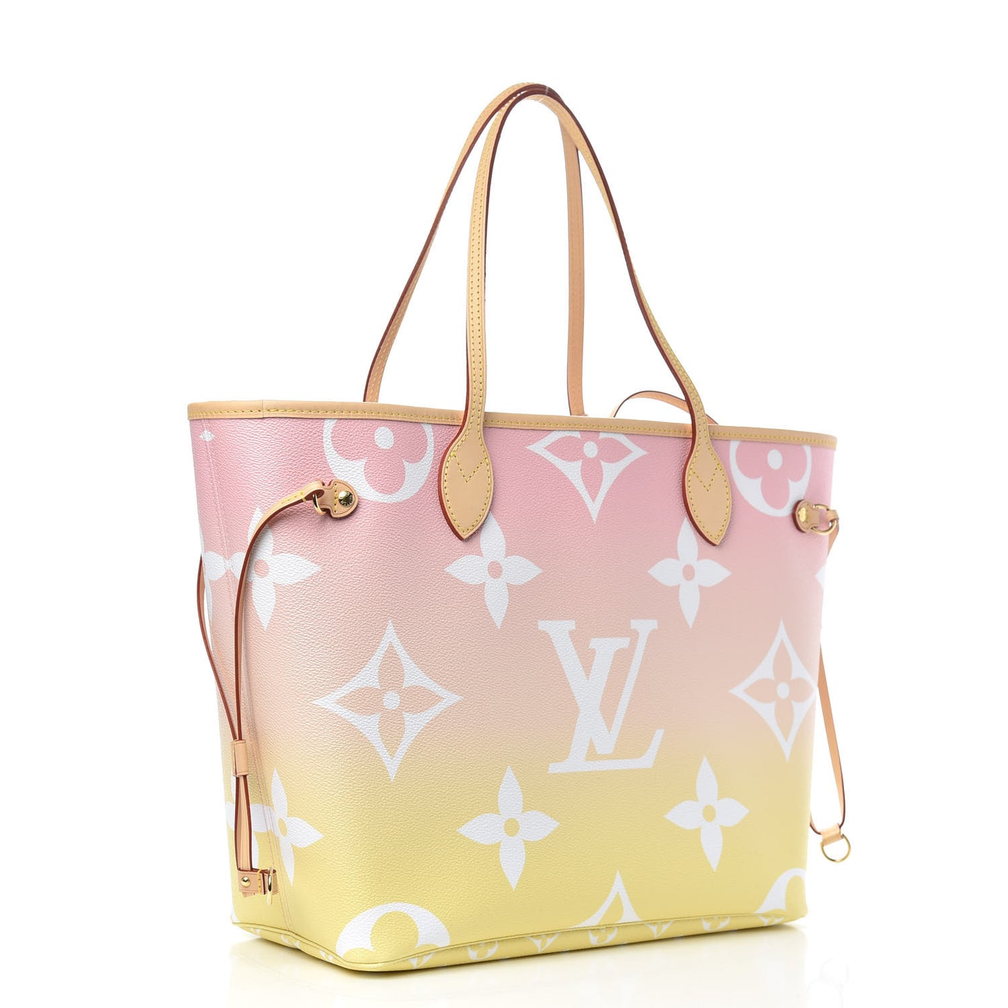 Monogram Giant By The Pool Neverfull MM Light Pink