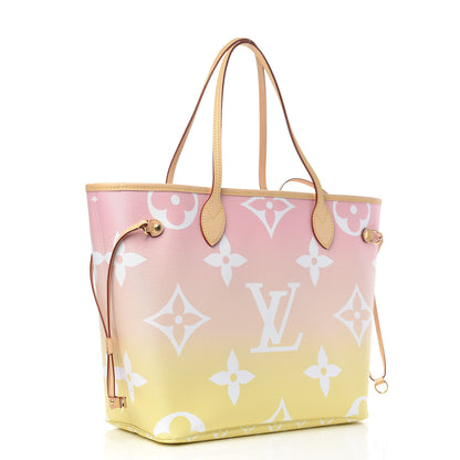 Louis Vuitton Monogram Giant By The Pool Neverfull MM Light Pink 3 of 10
