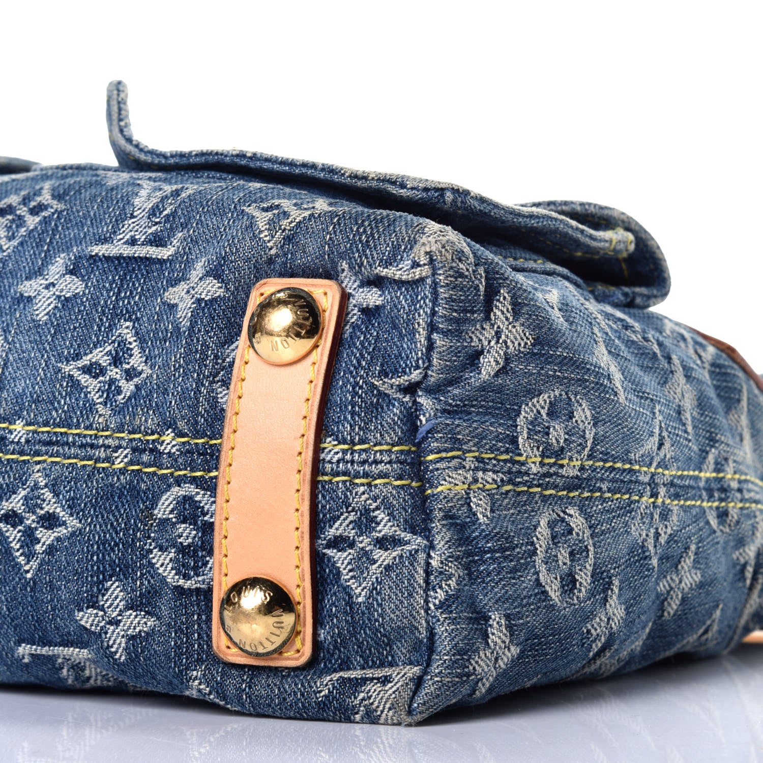 Louis Vuitton Monogram Denim Baggy PM Blue 8 of 10