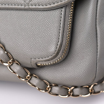 Chanel Caviar Quilted Large Business Affinity Flap Grey 15 of 23