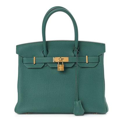 Hermes Togo Birkin 30 Malachite 1 of 14