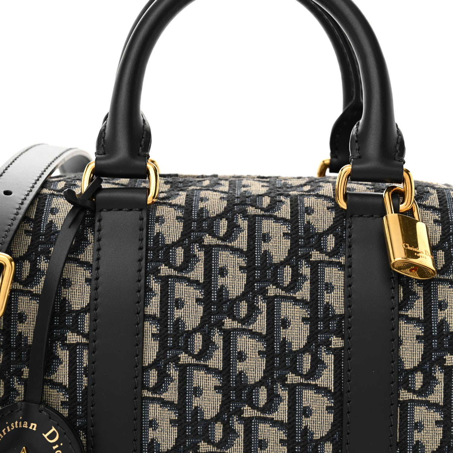 Christian Dior Oblique Groove 20 Bag Blue 8 of 10