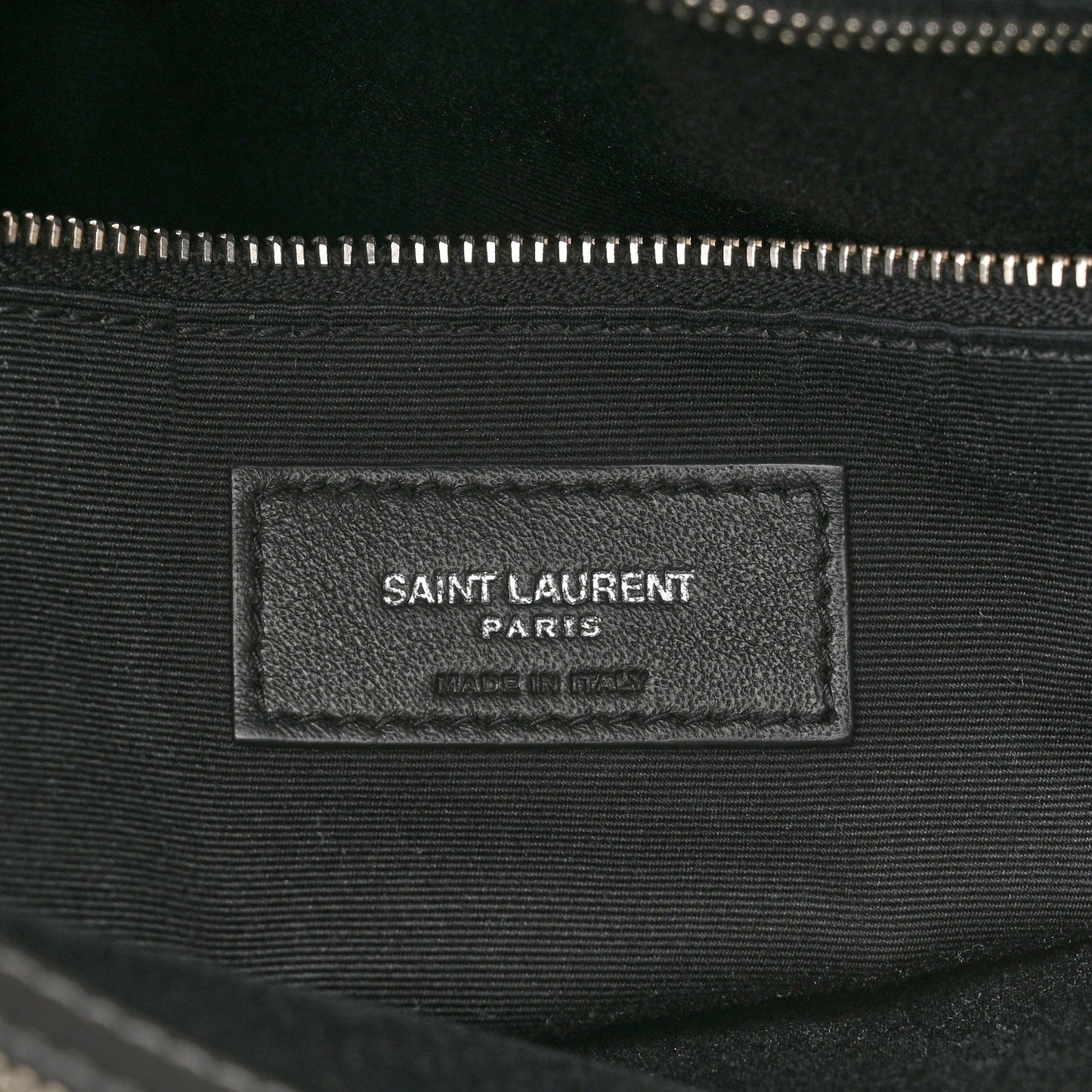 Calfskin Y Quilted Monogram Small Loulou Shopper Grey