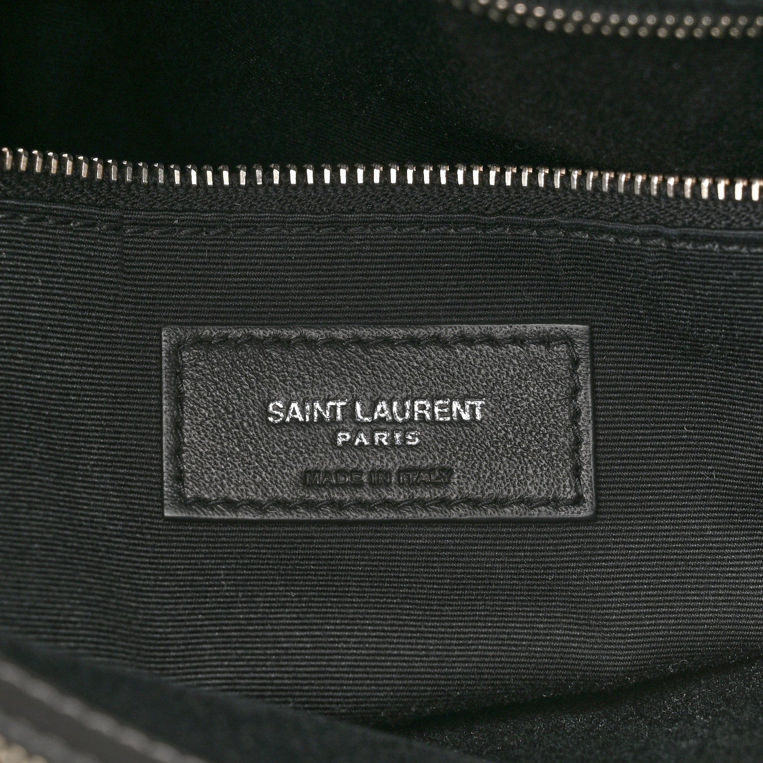 Saint Laurent Calfskin Y Quilted Monogram Small Loulou Shopper Grey 7 of 11