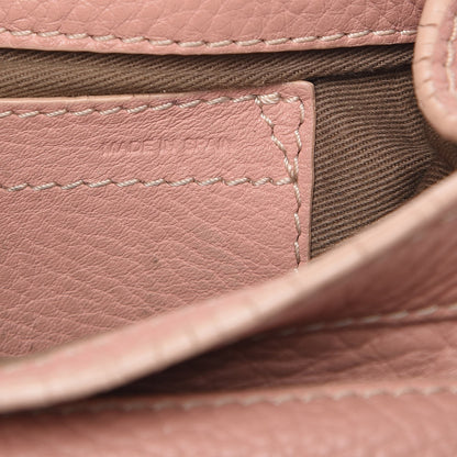 Chloe Grained Calfskin Small Marcie Saddle Bag Anemone Pink 6 of 20
