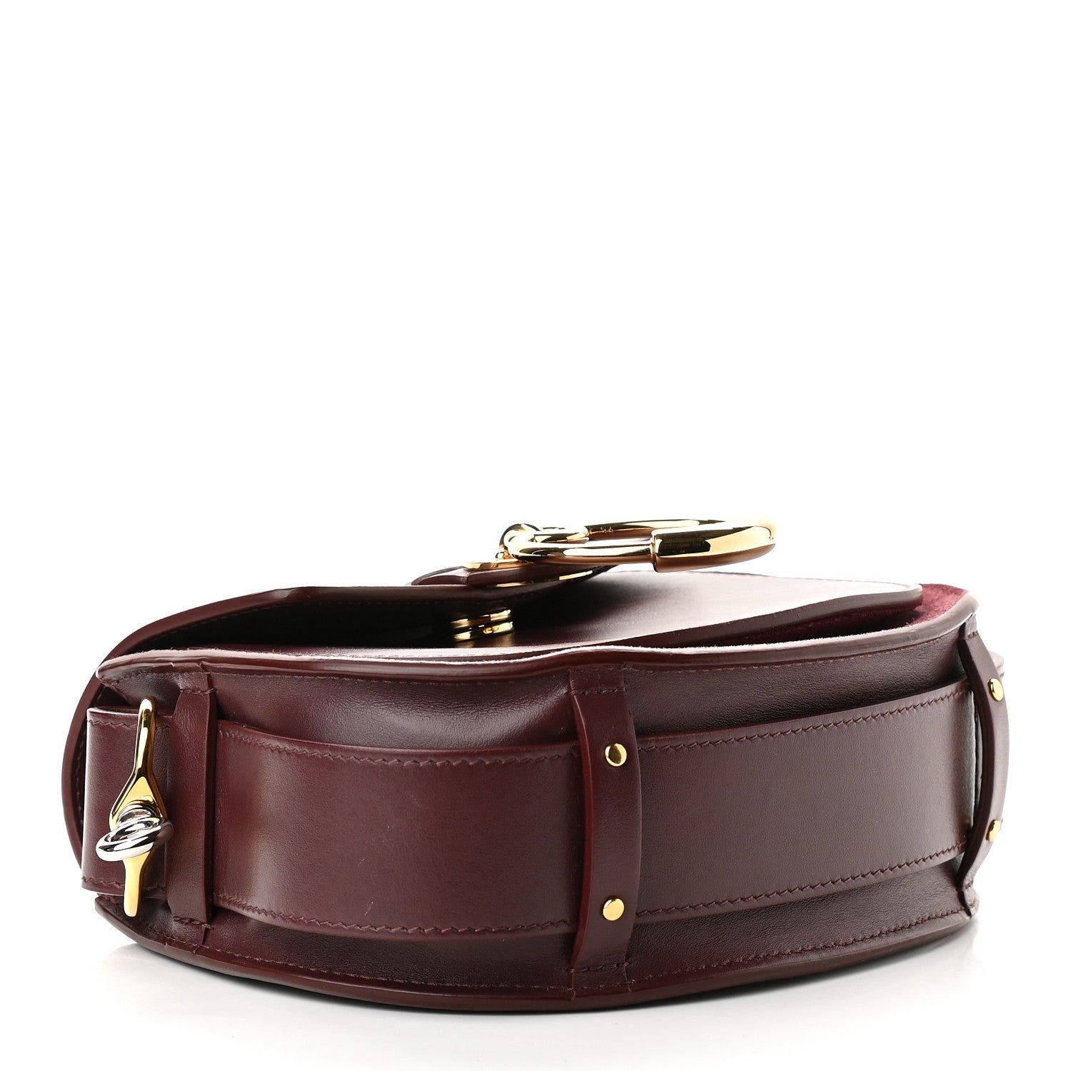 Chloe Calfskin Small Tess Bag Burnt Brown 4 of 9