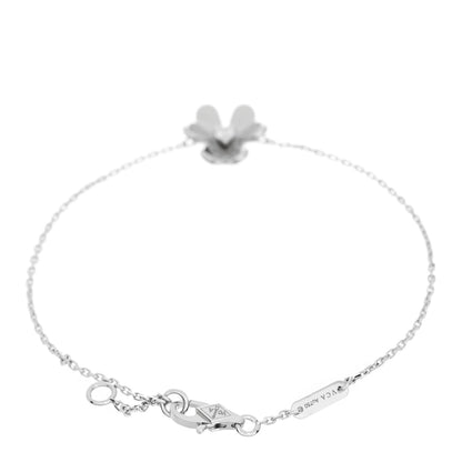 Van Cleef & Arpels 18K White Gold Diamond Mini Frivole Bracelet 2 of 5
