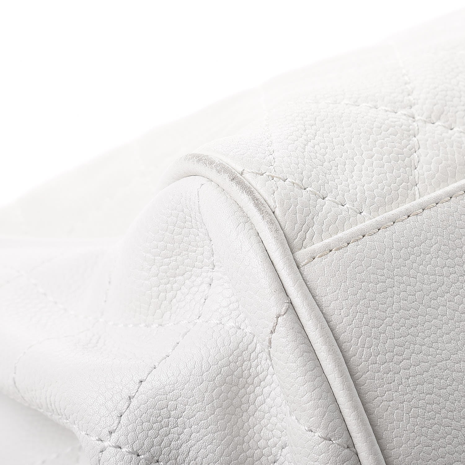 Chanel Caviar Quilted Timeless Accordion Flap White 14 of 15
