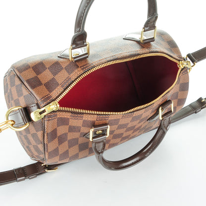 Louis Vuitton Damier Ebene Speedy Bandouliere 25 5 of 9