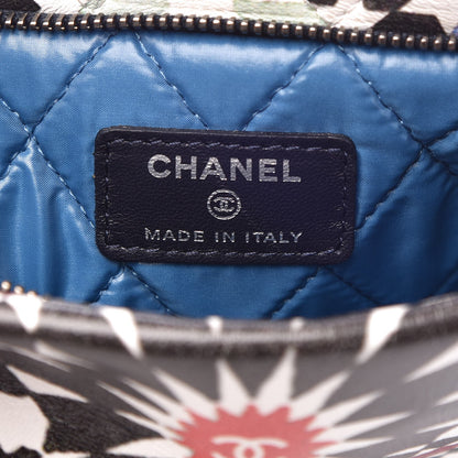 Chanel Glazed Lambskin Paris Dubai CC Beauty Clutch Multicolor 7 of 11
