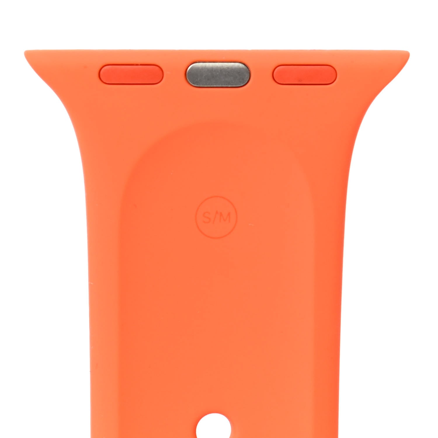 Hermes Silicone 41mm Apple Sports Watch Single Tour Band Orange 4 of 5