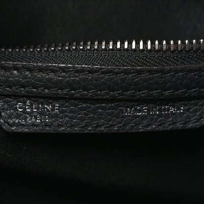 Celine Drummed Calfskin Micro Luggage Black Black 6 of 11
