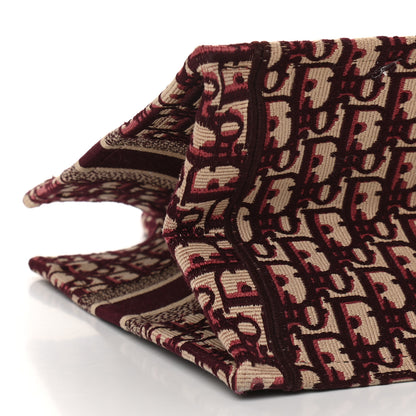 Christian Dior Oblique Medium Book Tote Burgundy Multicolor 8 of 11