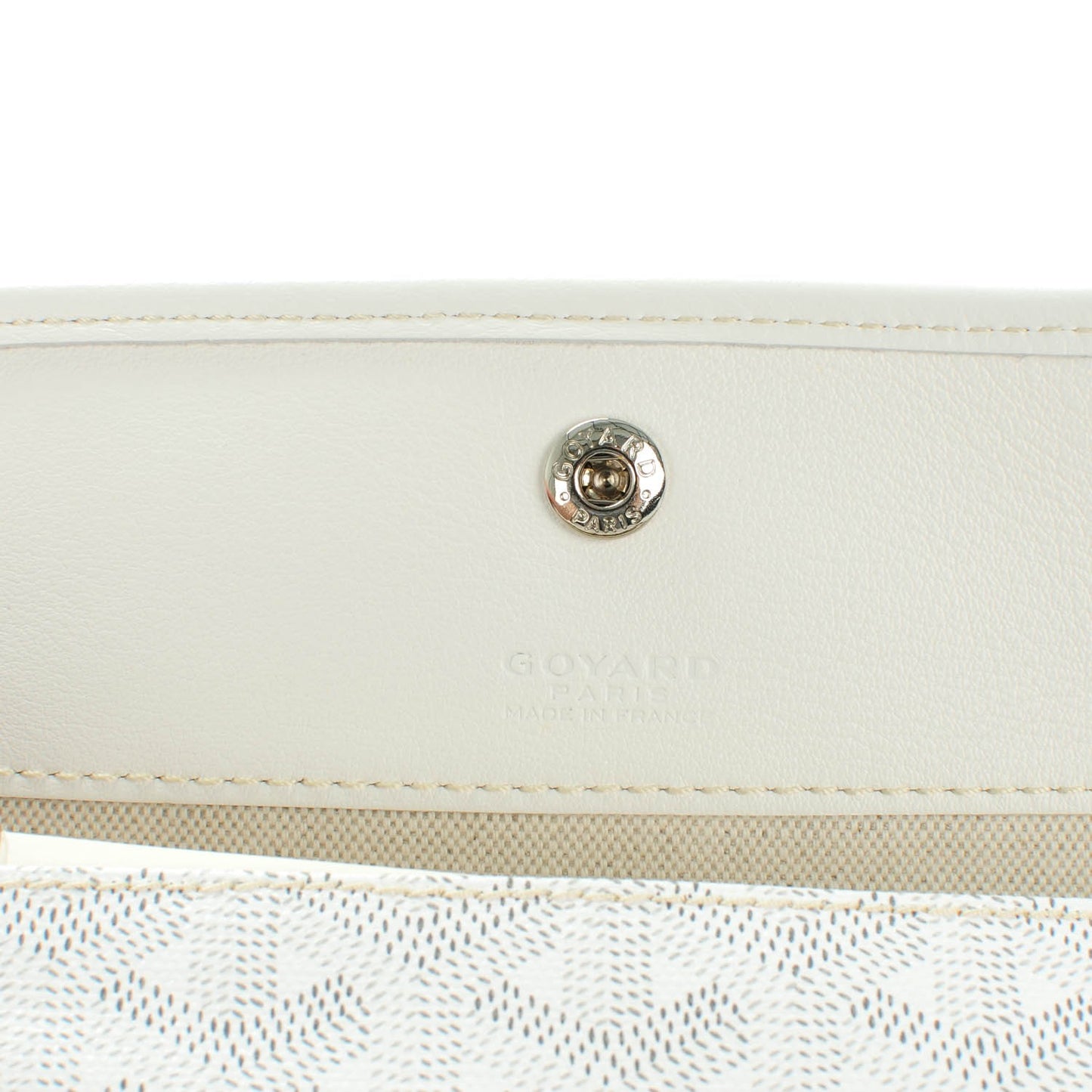 Goyardine Saint Louis PM White