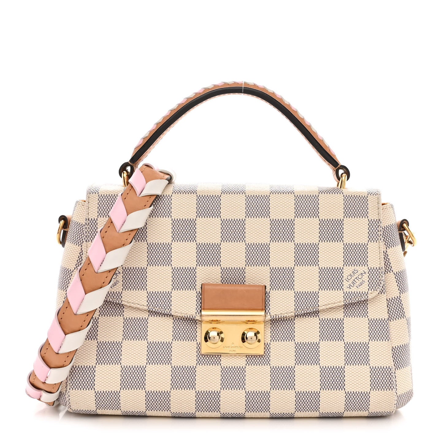 Damier Azur Braided Croisette Rose
