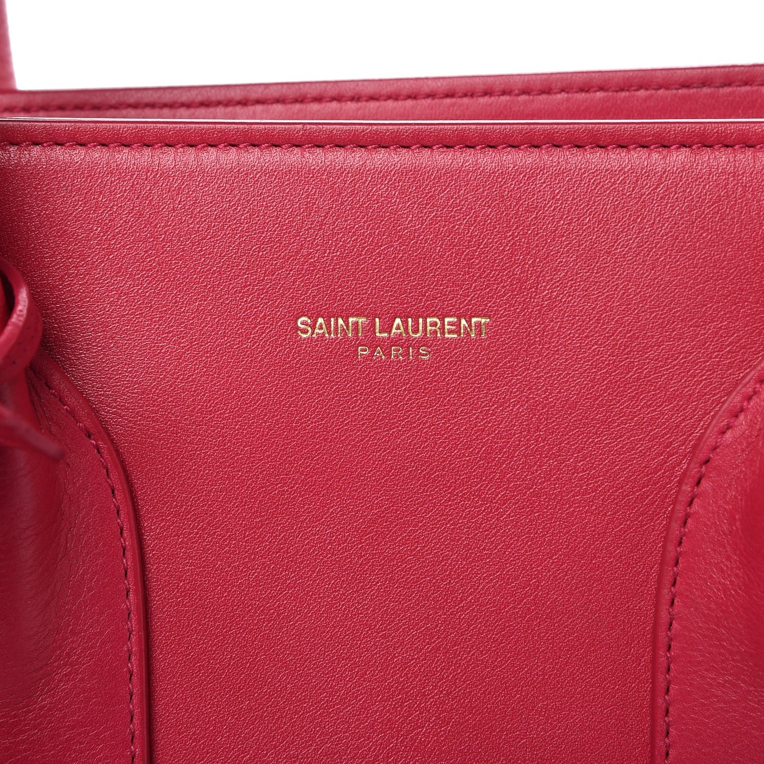 Saint Laurent Calfskin Small Sac De Jour Lipstick Fuchsia 9 of 16