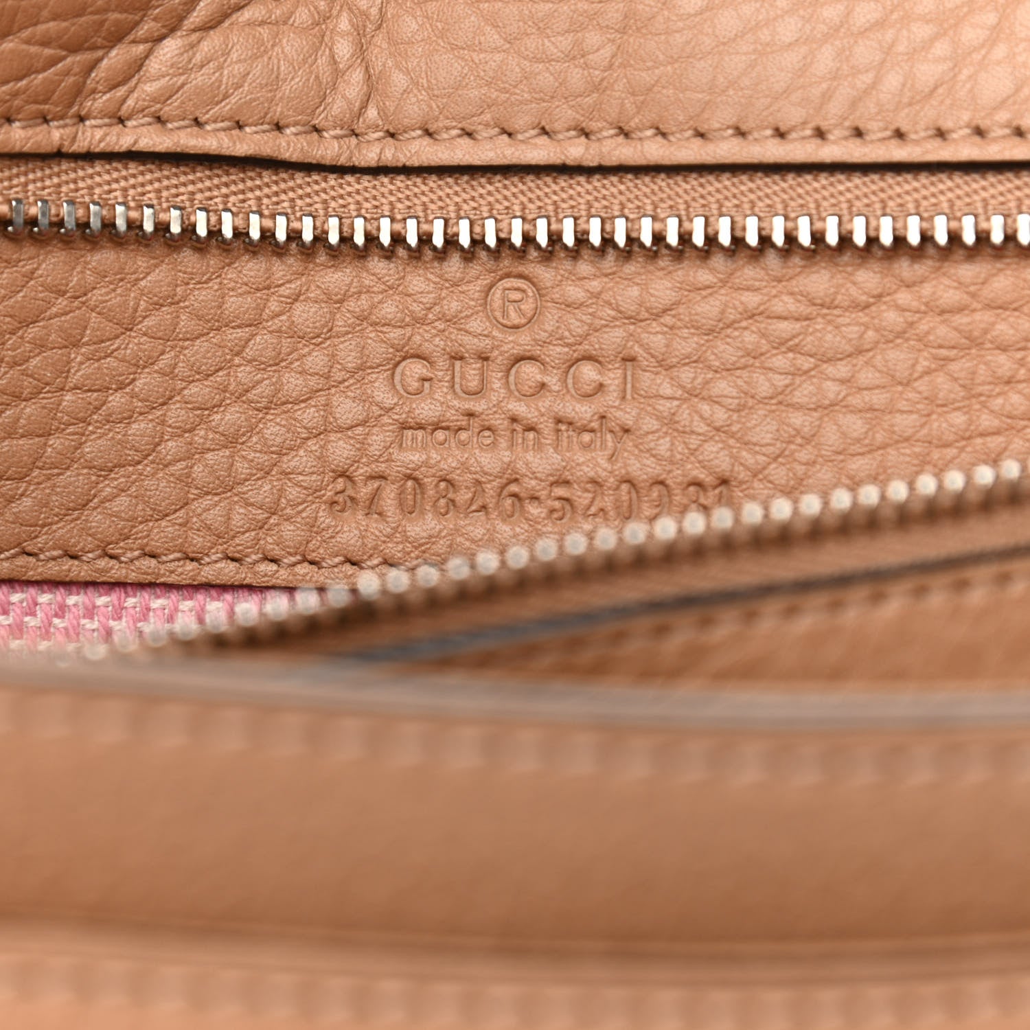 Gucci Cellarius Calfskin Medium Bamboo Daily Flap Shoulder Bag Camelia 8 of 10