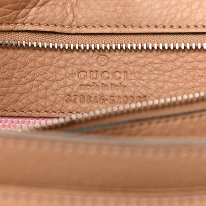 Gucci Cellarius Calfskin Medium Bamboo Daily Flap Shoulder Bag Camelia 8 of 10