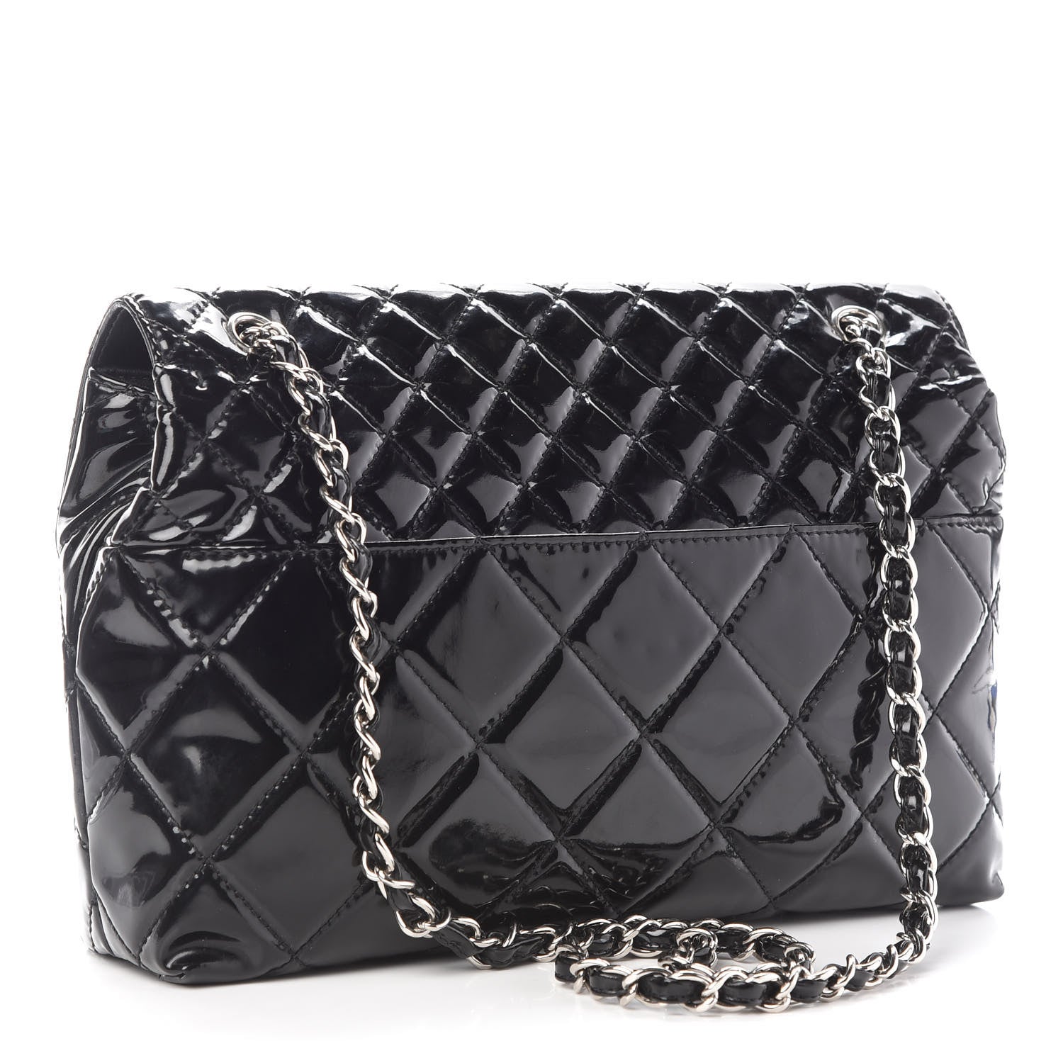 Chanel Vinyl Quilted In the Business Flap Bag Black 3 of 10