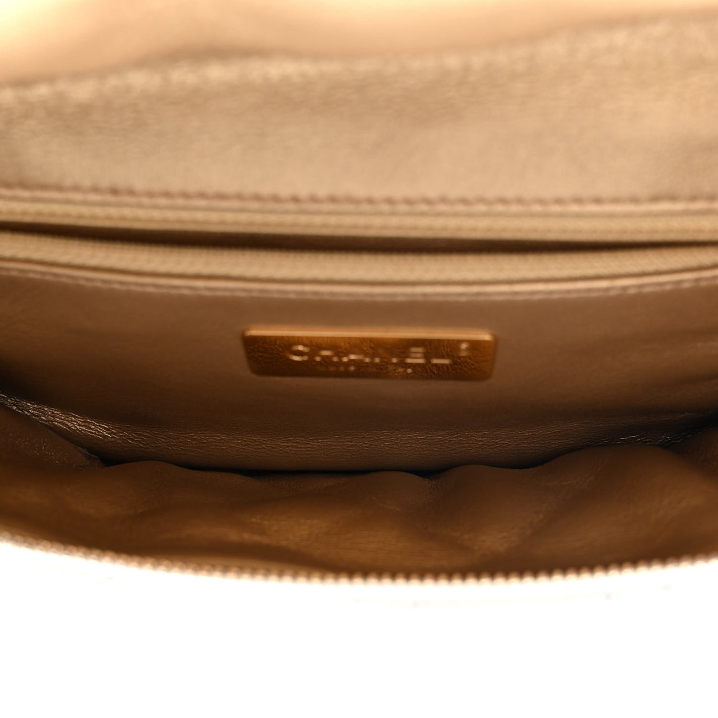 Lambskin Quilted All About Chains Waist Belt Bag White