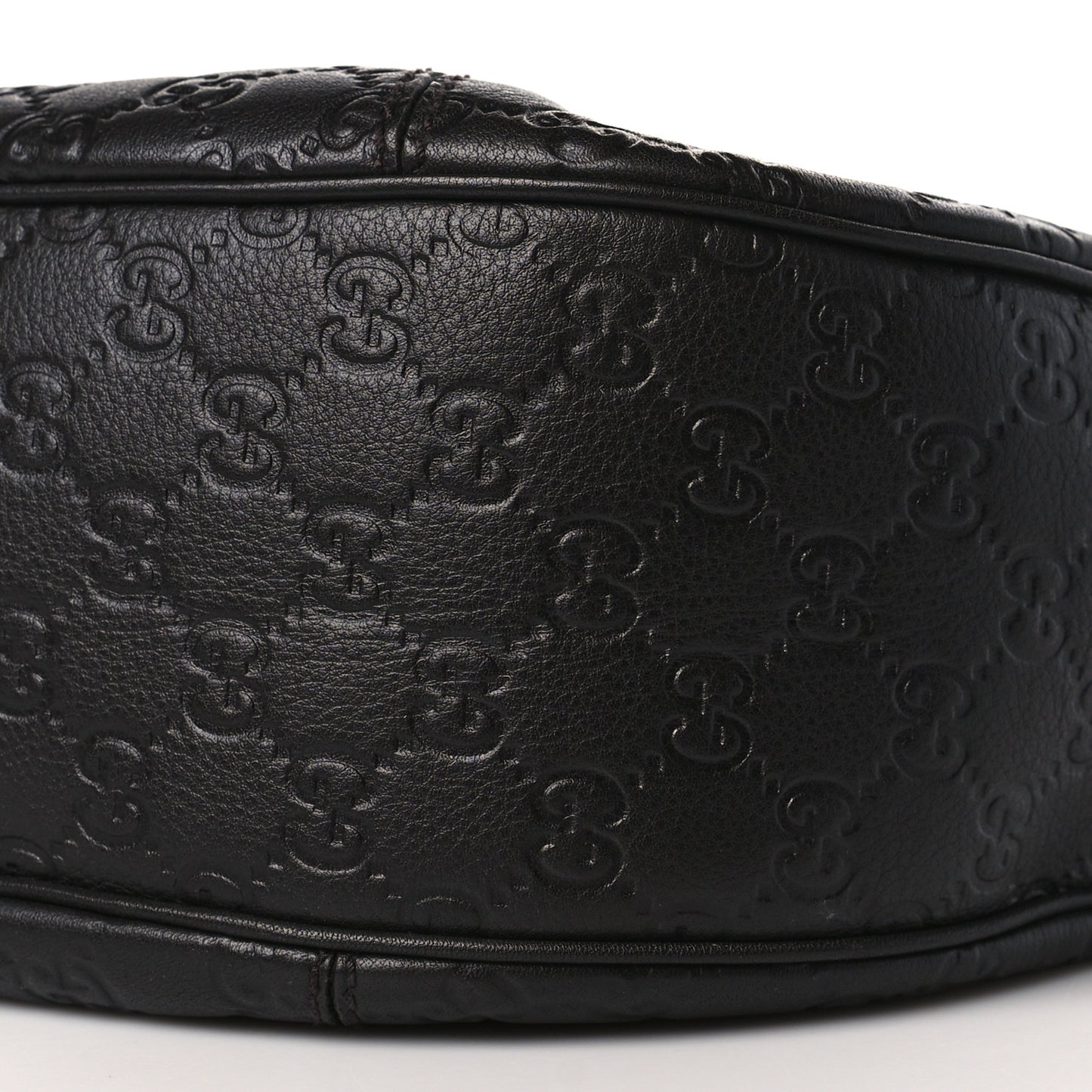 Guccissima Large New Ladies Web Hobo Black