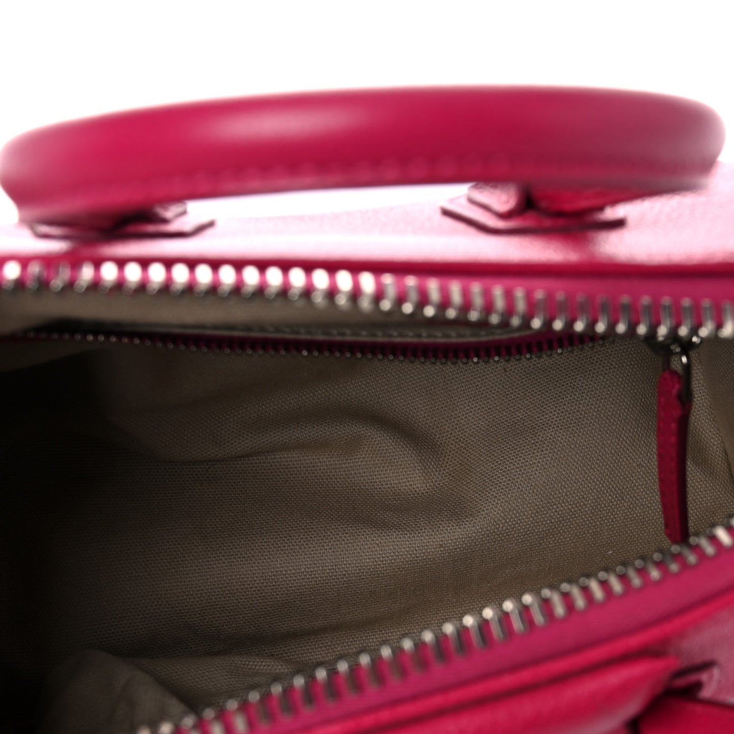 Sugar Goatskin Mini Antigona Fushia