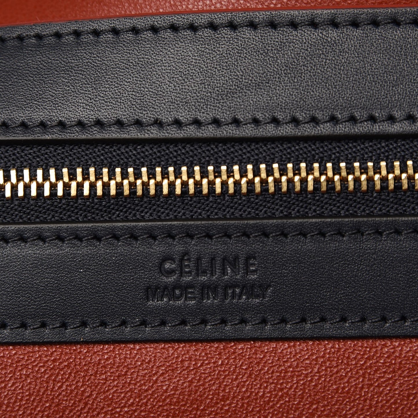 Soft Calfskin Medium Belt Cabas Phantom Navy Blue
