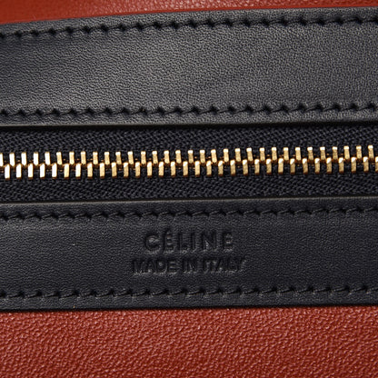Celine Soft Calfskin Medium Belt Cabas Phantom Navy Blue 7 of 8