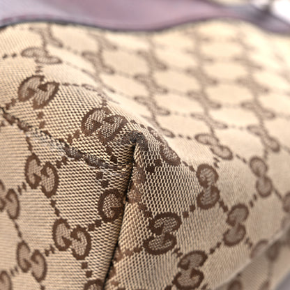 Gucci Monogram Medium Bamboo Bar Tote Bordeaux 11 of 21