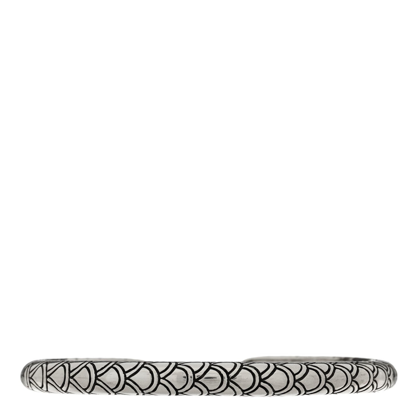 Sterling Silver 6mm Slim Naga Cuff Bracelet