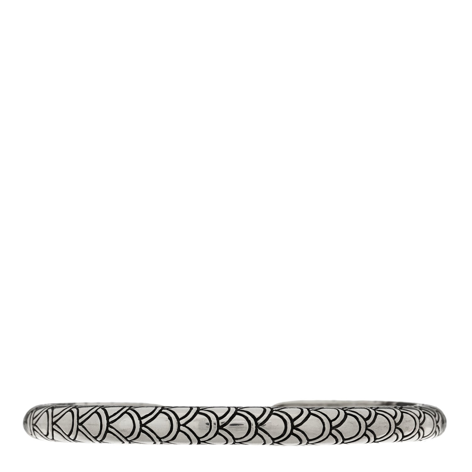 John Hardy Sterling Silver 6mm Slim Naga Cuff Bracelet 1 of 5