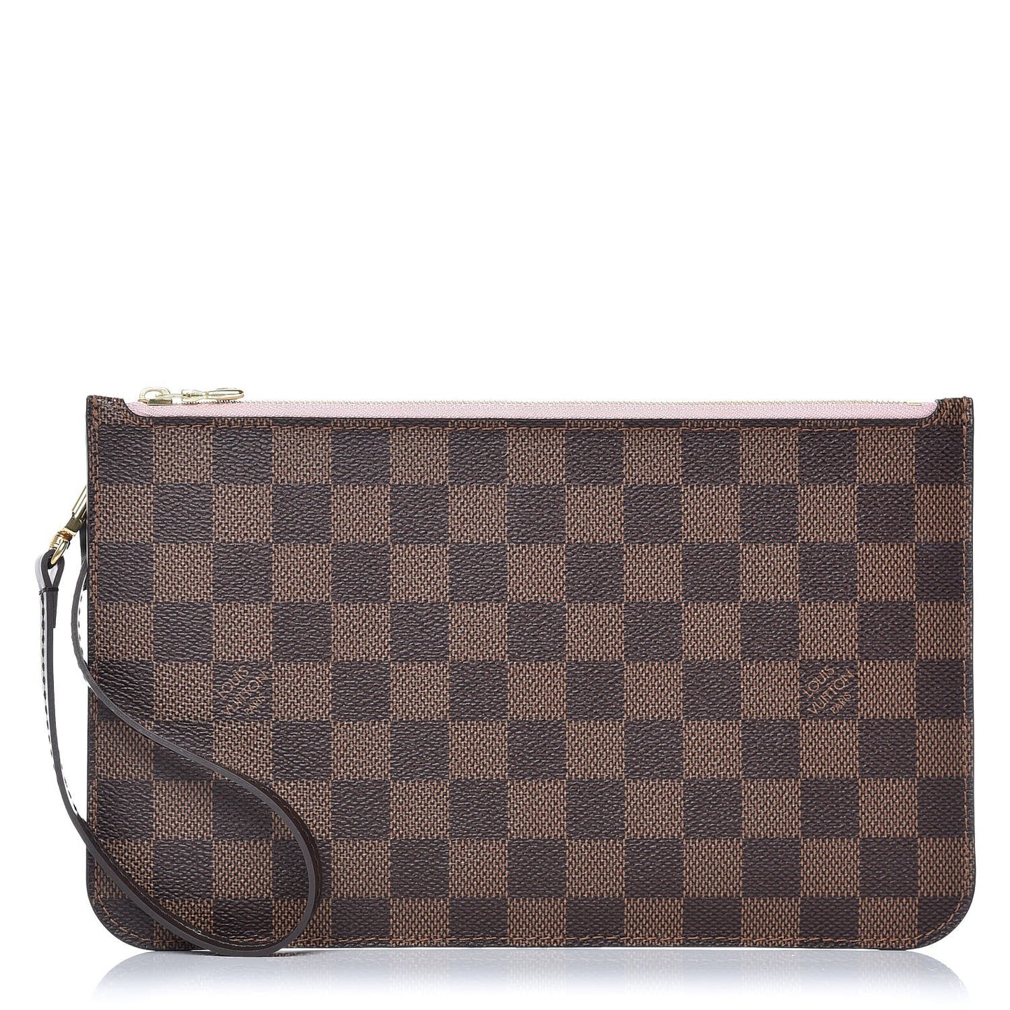 Damier Ebene Neverfull MM GM Pochette Rose Ballerine
