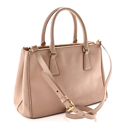 Prada Saffiano Medium Galleria Double Zip Tote Cammeo 3 of 11
