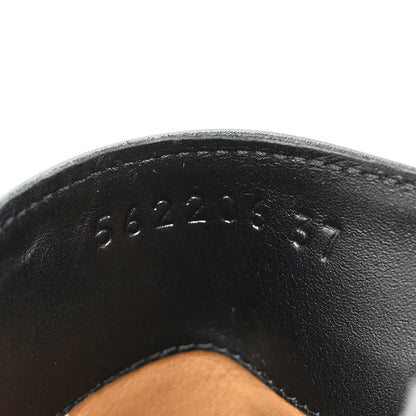 Loewe Calfskin Rose Boots 37 Black 9 of 9